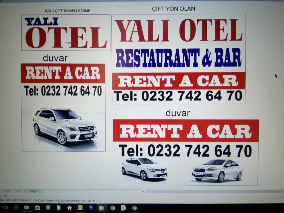 Yali Otel เซเฟริฮิซาร์ ภายนอก รูปภาพ